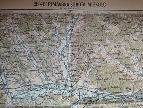 Stara mapa originál z I. ČSR - Rimavská Sobota Miskolc - 5