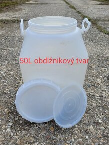 Plastové sudy 220 l,120 l,55 l,50l a vedrá - 5