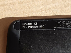 externý SSD 2 TB CRUTIAL X8 USB-C/USB 3.2 Gen2 - 5