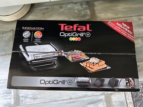 Predám novy elektrický gril Tefal optigril+ GC716D12 - 5