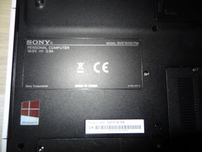 Sony VAIO SVE151G17M + nabíjačka  - náhr.diely - 5