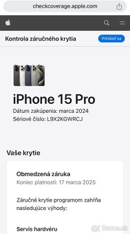 iPhone 15 Pro 256GB prírodný titán - 5