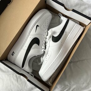 Tenisky Nike Air Force 1 Black White - 5