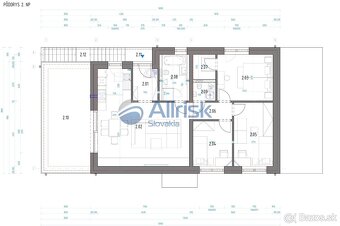 Novostavba : 4-izbový byt 111m2 so záhradou a tromi parkovac - 5