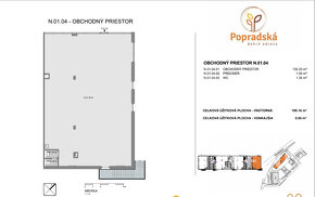 Prenájom obchodného priestoru v novost. Byty-Popradská 195m2 - 5