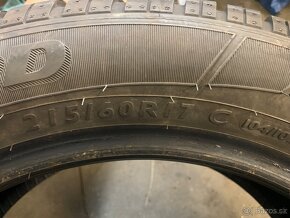 Zimní pneumatiky Dunlop 216/60R17 C vzorek 7,5 mm - 5