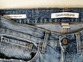 Pánske,kvalitné džínsy, skinny Calvin KLEIN - 31/34 - 5