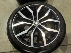 Predám disky 5x112 r18 8J et35 pneu sava 225/45 r18 - 5