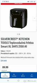 Teplovzdušná fritéza Silvercrest smart XL - 5