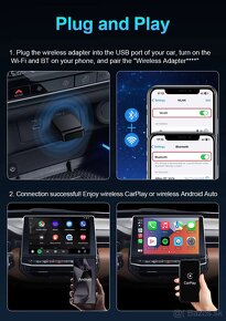 Bezdrôtový adaptér CarPlay Android Auto - 5