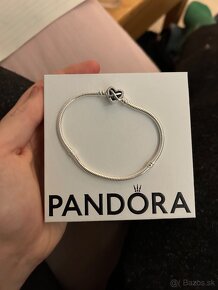 Pandora naramok 19 cm s srdcom sa symbolom nekonečna - 5