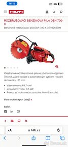 Hilti DSH 700-X rozbrušovací pila TOP STAV - 5