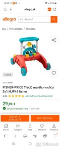 Detske choditko Fisher Price - 5