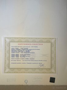 Andy Warhol "Mickey" Limitovaná edícia_Číslované_Certifikát - 5