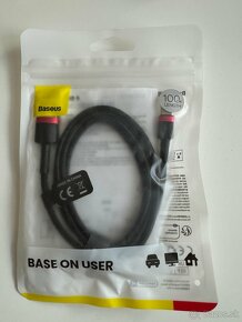 Datovy nabijaci kabel Baseus USB-A USB-C Lightning - 5