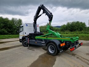 Mercedes Atego 1218 nosič kontajnerov s hydraulickou rukou - 5