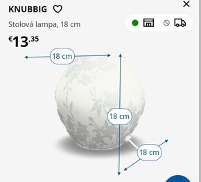 Nocna lampa ikea knubbig 2ks - 5