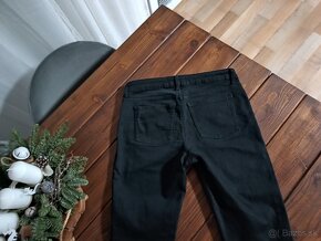 Acne Studios luxusné čierne skinny rifle S - 5