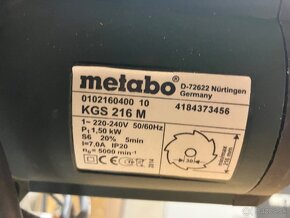 Pokosova pila Metabo KGS 216M - 5