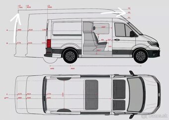 Prenajom 6 miestnej dodavky VW Crafter Van - 5