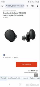 Sony WF-XB700 Bluetooth slúchadlá - 5