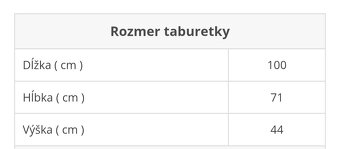 Sedacka s elektrickym výsuvom+taburetka - 5