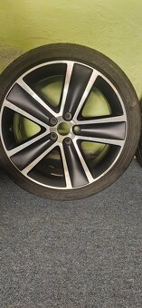 Alu. VW 5x100 R17+pneu Dunlop 215/40 R17 letné - 5