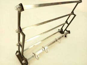 Nástenný vešiak art deco - hliníkový D42 - coat-rack - 5