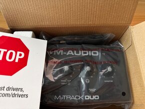 Externá zvuková karta M-Audio M-Track Duo USB - 5