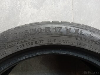 Predám zimné pneumatiky Continental 205/50 R17 V XL - 5