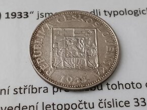 ČESKOSLOVENSKÁ REPUBLIKA - 10KČ 1933 RRR - 5