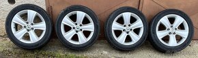 ALU DISKY SKODA DOLOMITE 5x112 R17 + LETNE PNEU MATADOR - 5