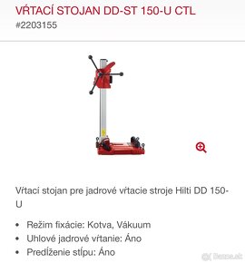 Hilti jadrová vŕtačka komplet set - 5