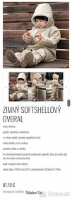 Zimny softshellovy overal Little People, 86/92 - 5