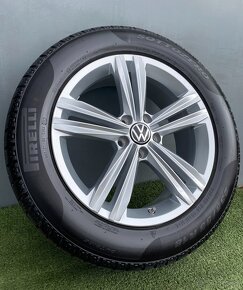 Originální ALU kola 5x112 VW Tiguan 235/55/18 TOP - 5