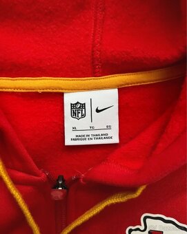 origianl nike nfl kansas city cheifs mikina na zips - 5