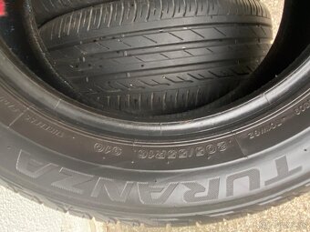 Predám letné pneu BRIDGESTONE TURANZA 205/55 R16 - 5