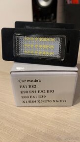 BMW Led osvetlenia ŠPZ e46 e39 e90 e91 e60 e61 e70 e71 f10 - 5