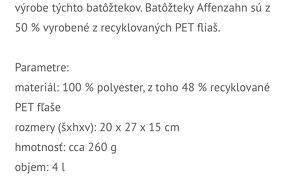 Detsky batoh/ruksacik, NOVY/ ZLAVA 60% - 5