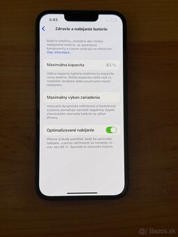 Predám Apple iPhone 13 128GB Black Stav Nového Telefónu - 5