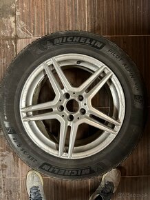 Zimná sada 255/55 r18 Michelin, disky Mercedes ML, 5x112 - 5