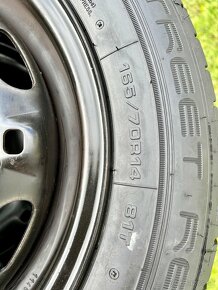 sada 5 x 100 r14 + pneu 165/70 r14 - 5