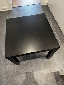 Ikea stôl 2x biely a čierny - 5