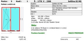 Predám NOVÉ plastové okná VEKA 82MD - 5