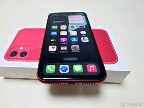 APPLE IPHONE 11 64GB RED ,Baterka 100% - 5