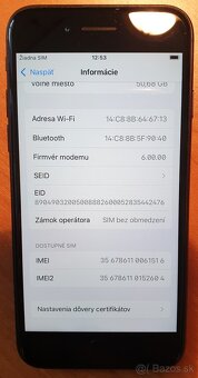 iPhone SE 2020 64 GB 100% tná baterka veľmi pekný - 5