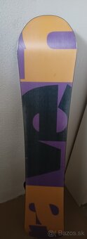 Krasny damsky 150 cm snowboard s viazanim - 5