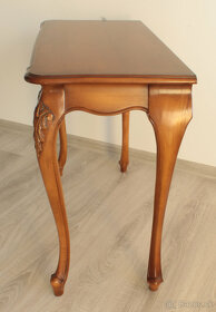 Drevený rustikálny písací stôl - 5