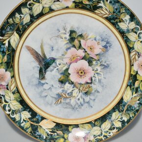 Royal Doulton Anglické porcelánové taniere - Kolibríky - 5