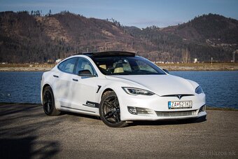 Tesla S 90d AWD, Free supercharger, Autopilot, panoráma, DPH - 5